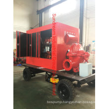 Vacuum Prime Assistant Diesel Engine Split Case Dewatering Centrifugal Water Pump